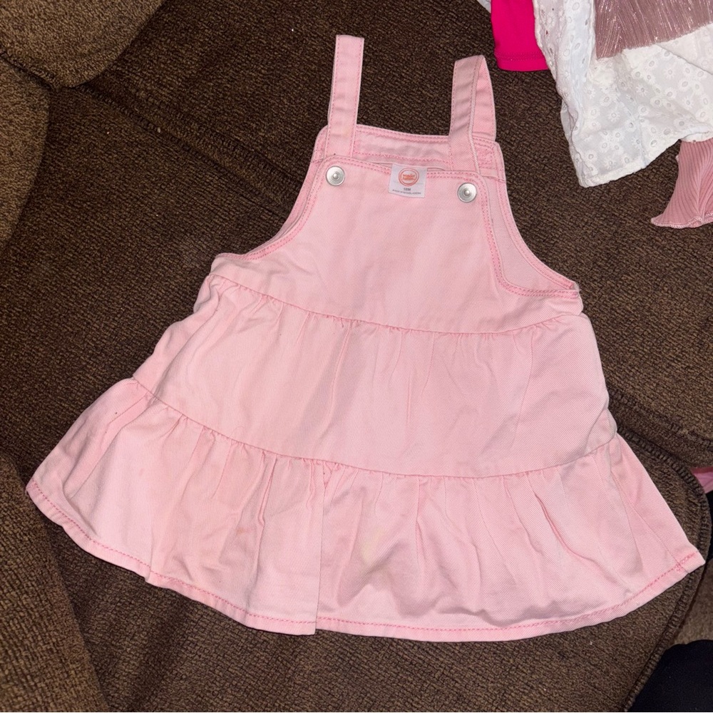 Pink Tiered Dress